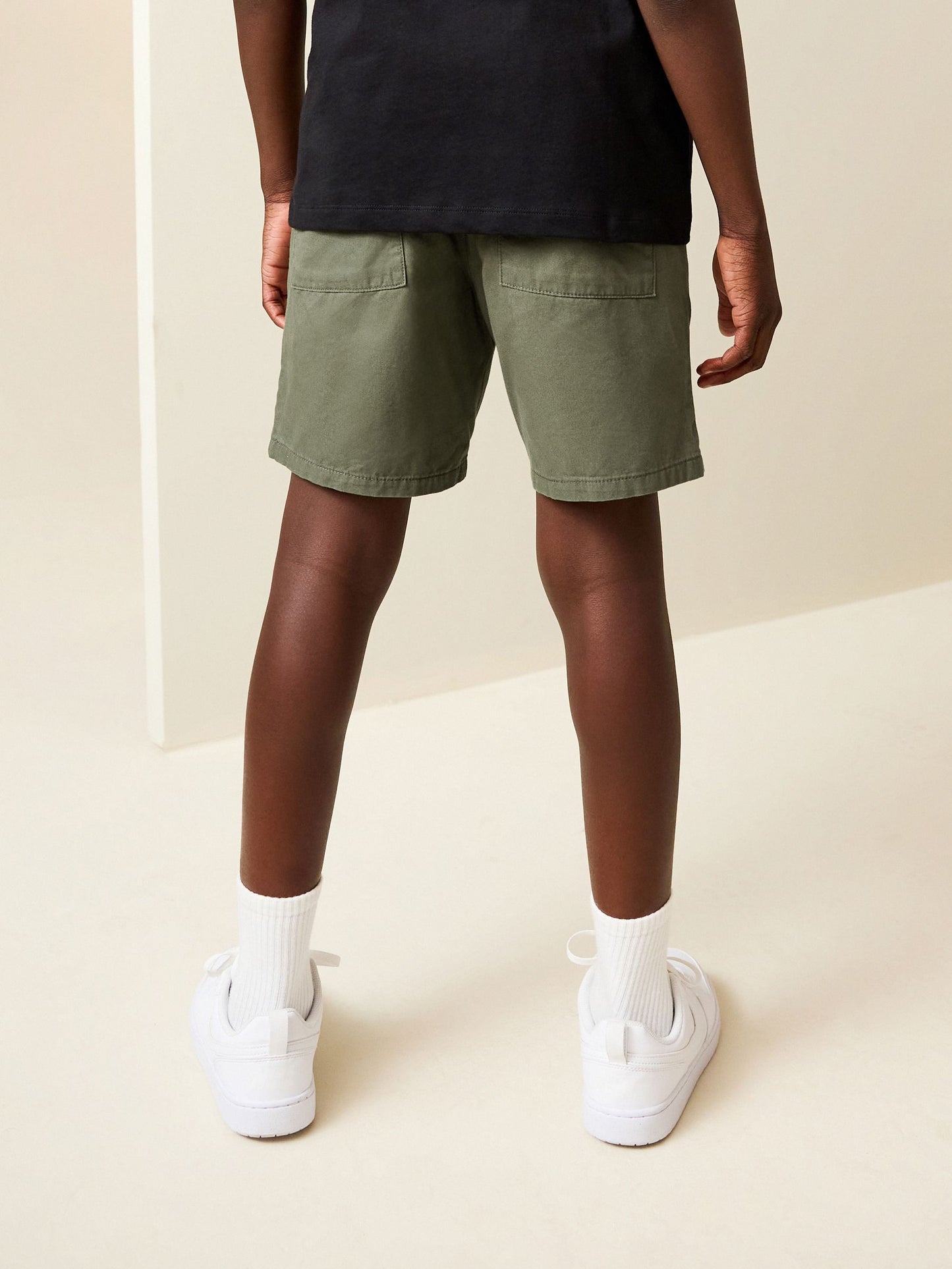 Dsiney Kidz - Khaki Green Regular Fit Shorts (3-16yrs) image 3