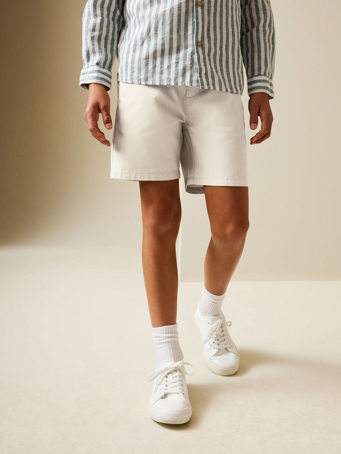 Dsiney Kidz - Stone Regular Fit Chino Shorts (3-16yrs) image 1