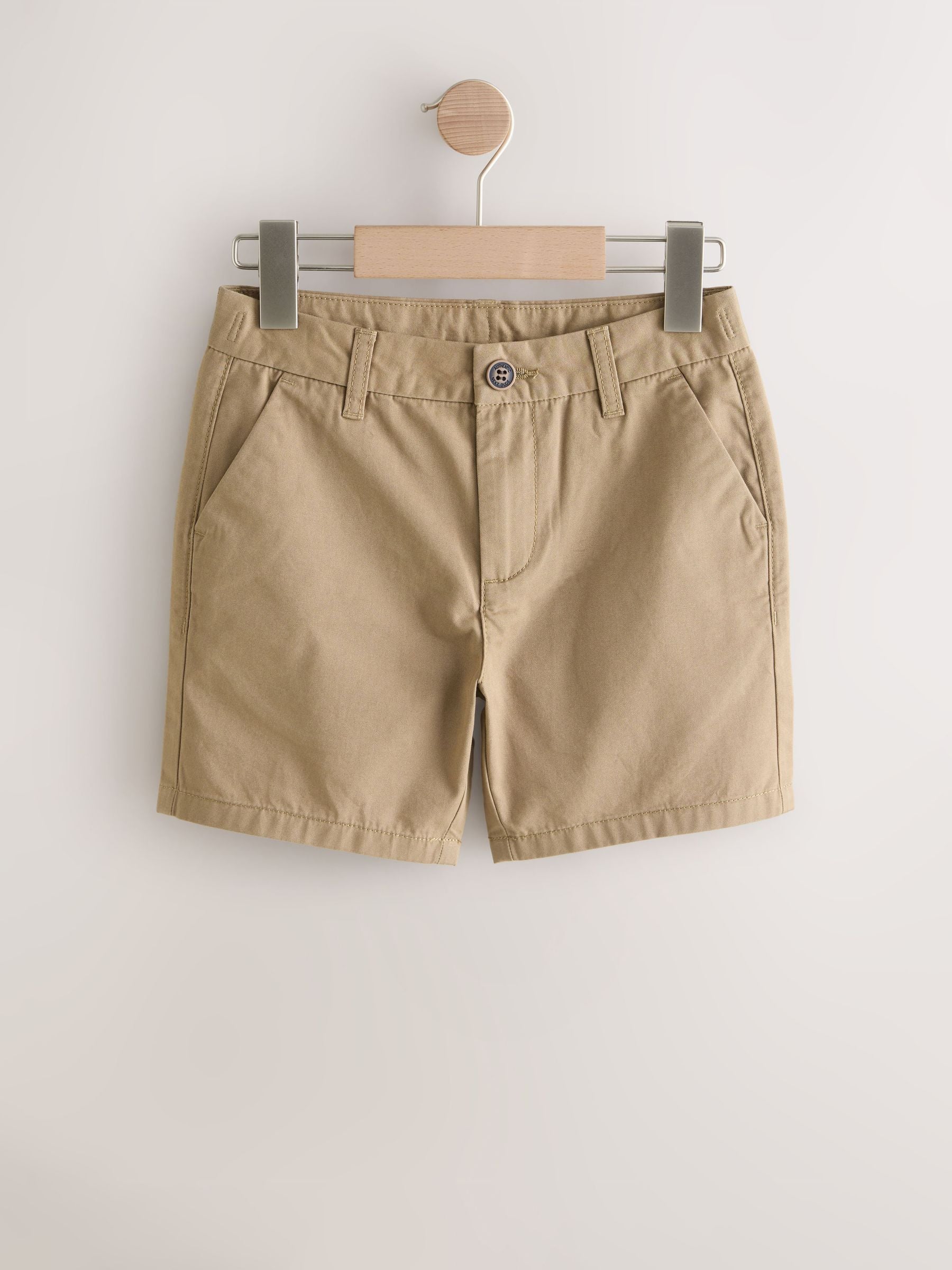 Dsiney Kidz - Tan Brown Regular Fit Chino Shorts (3-16yrs) image 5