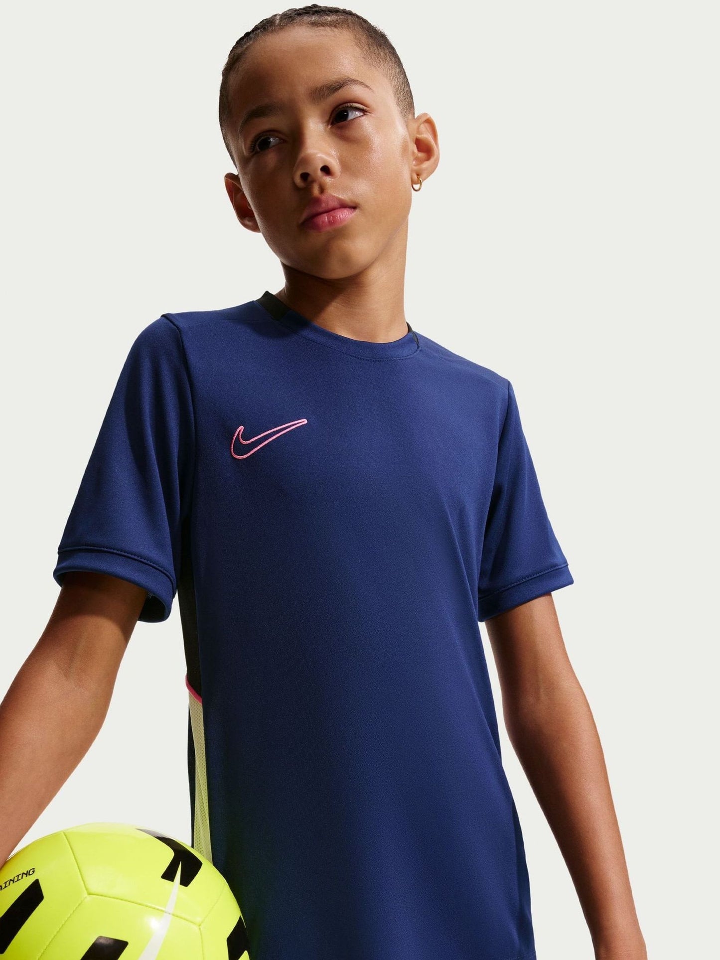 Dsiney Kidz - Nike Dark Blue Academy 25 Dri-FIT Football T-Shirt image 4