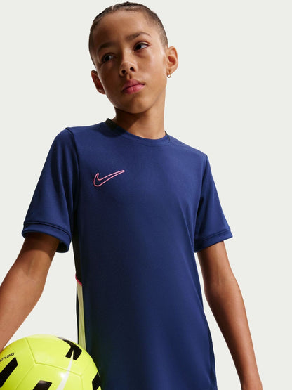 Dsiney Kidz - Nike Dark Blue Academy 25 Dri-FIT Football T-Shirt image 4