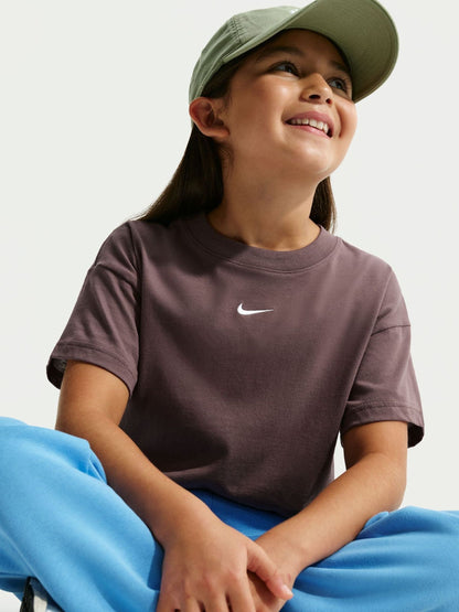 Dsiney Kidz - Nike Tattoo Brown Sportswear Boxy T-Shirt image 5