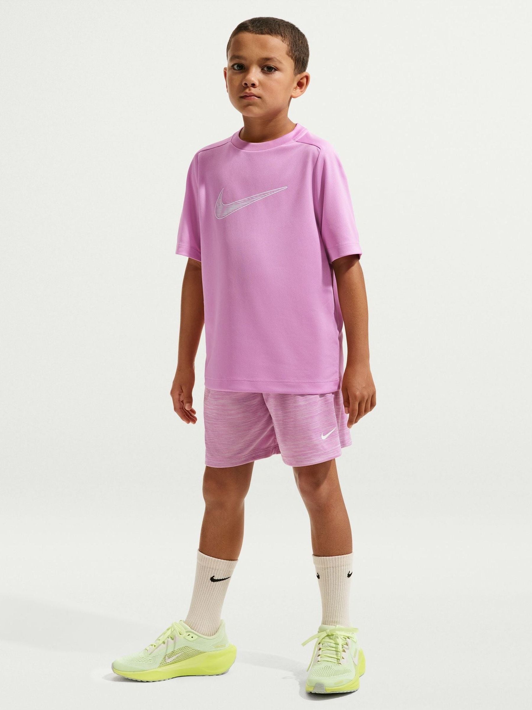Dsiney Kidz - Nike Magenta Pink Multi Dri-FIT Shorts image 1