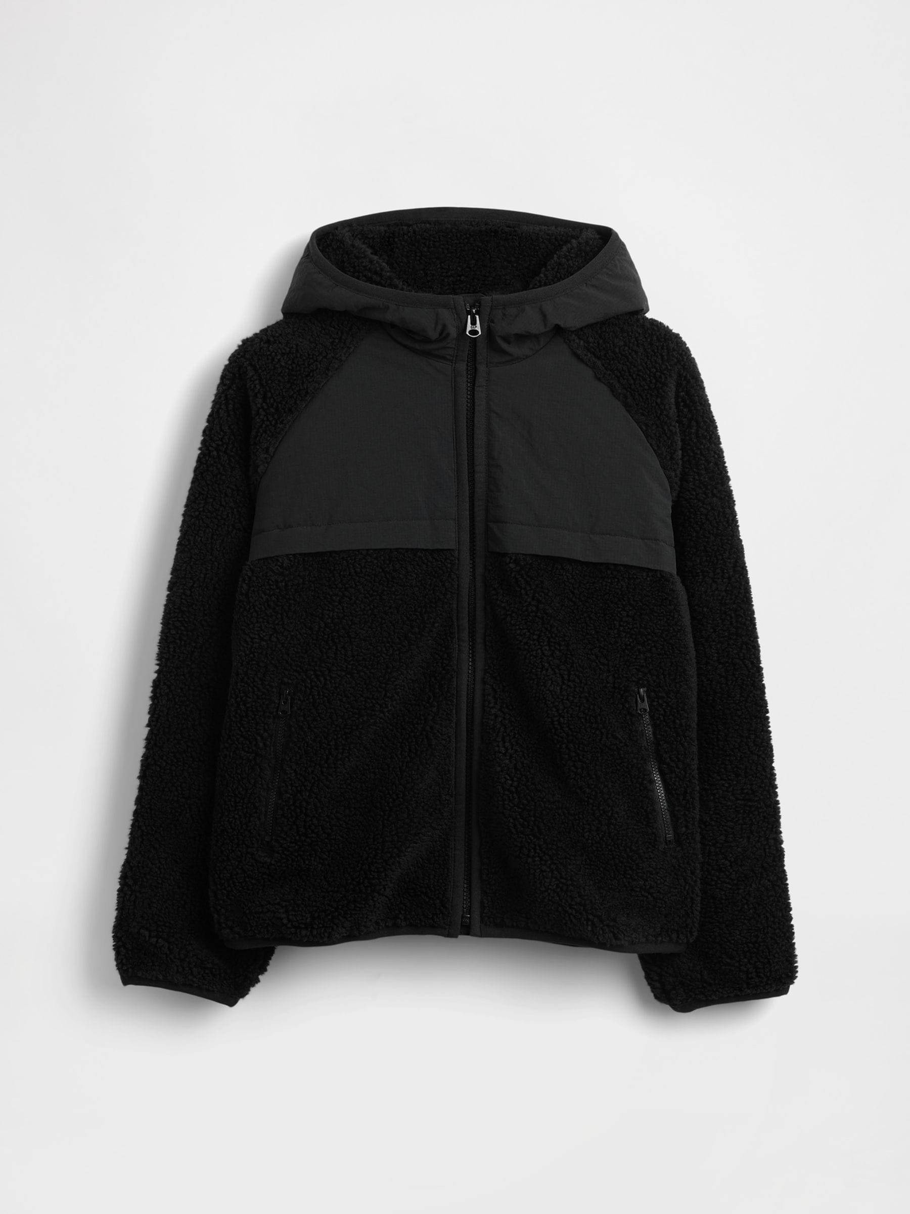 Dsiney Kidz - Gap Black Sherpa Jacket (4-13yrs) image 5