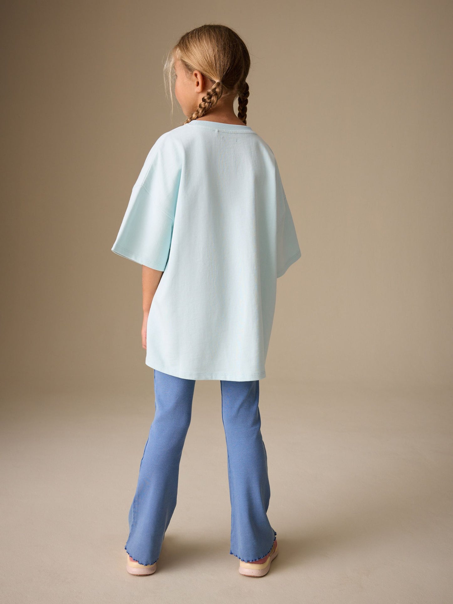 Dsiney Kidz - Blue Graphic T-Shirt and Kick Flare Set (3-16yrs) image 3