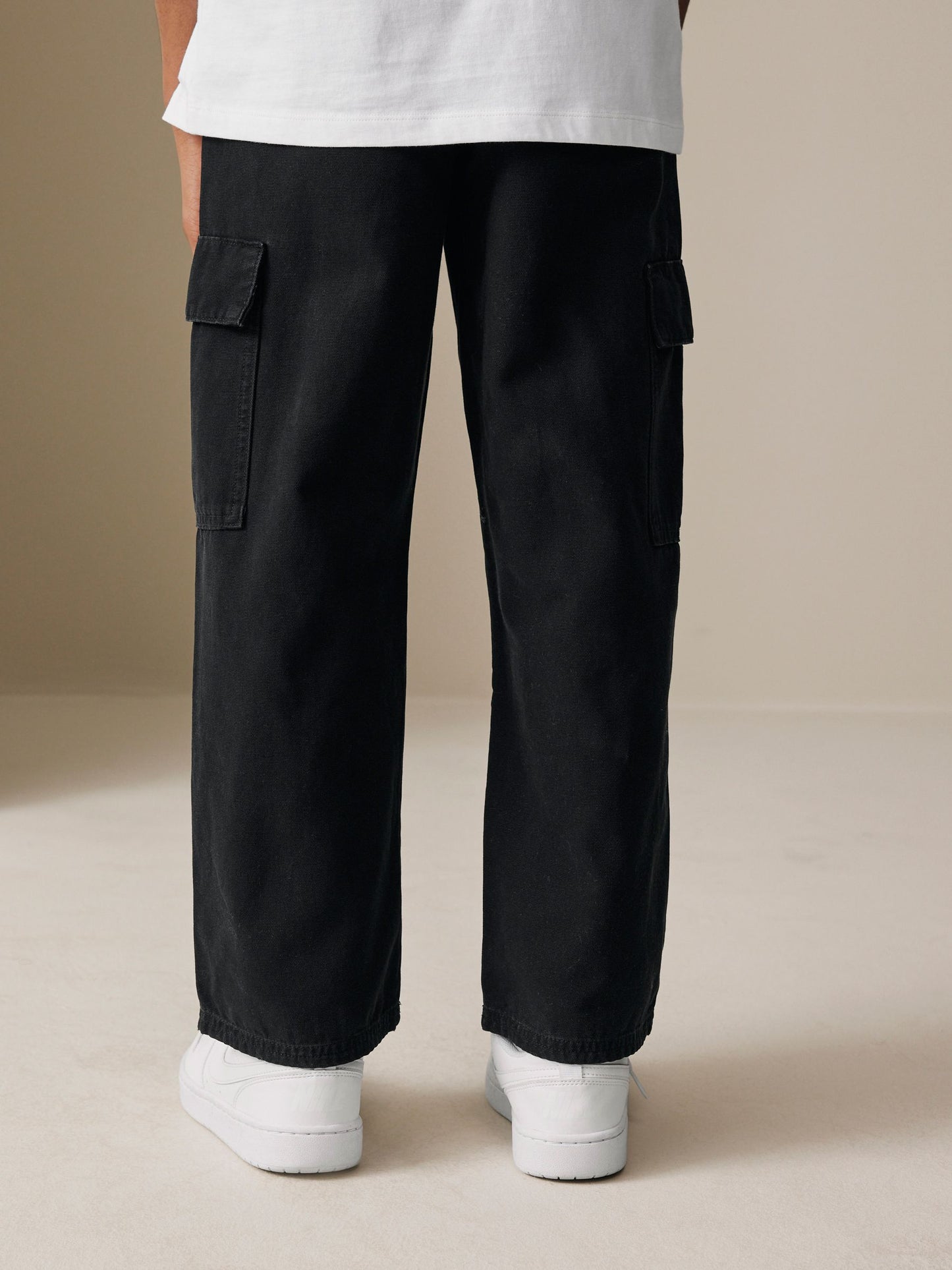 Dsiney Kidz - Black Woven Twill Cargo Trousers (3-16yrs) image 3