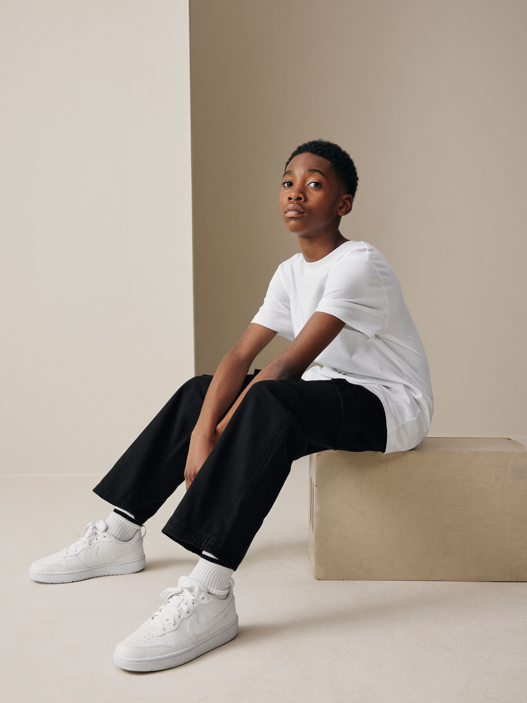 Dsiney Kidz - Black Woven Twill Cargo Trousers (3-16yrs) image 5
