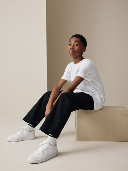 Dsiney Kidz - Black Woven Twill Cargo Trousers (3-16yrs) image 5