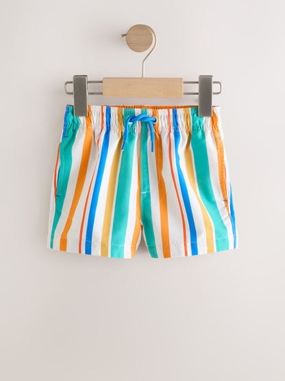Multi Stripe Printed Swim Shorts (3mths-7yrs) image 5