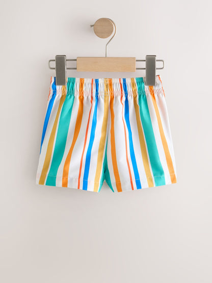 Multi Stripe Printed Swim Shorts (3mths-7yrs) image 6