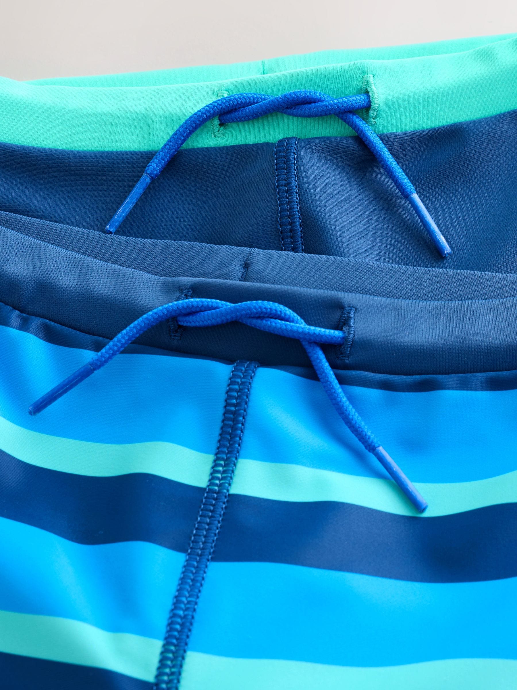 Blue Stretch Swim Shorts 2 Pack (3mths-7yrs) image 9