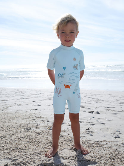 Blue Sealife Sunsafe All-In-One Swimsuit (3mths-7yrs) image 2