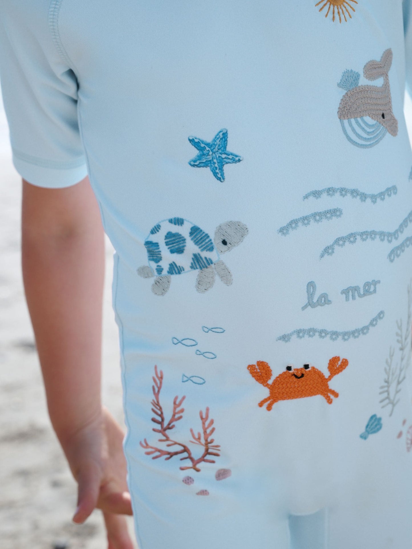 Blue Sealife Sunsafe All-In-One Swimsuit (3mths-7yrs) image 4