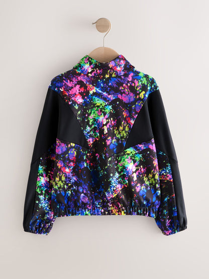 Dsiney Kidz - Black Multi Splat Sports Zip Through Jacket (3-16yrs) image 2