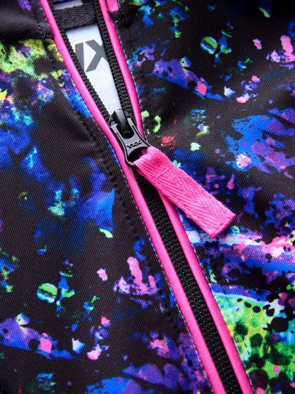 Dsiney Kidz - Black Multi Splat Sports Zip Through Jacket (3-16yrs) image 3