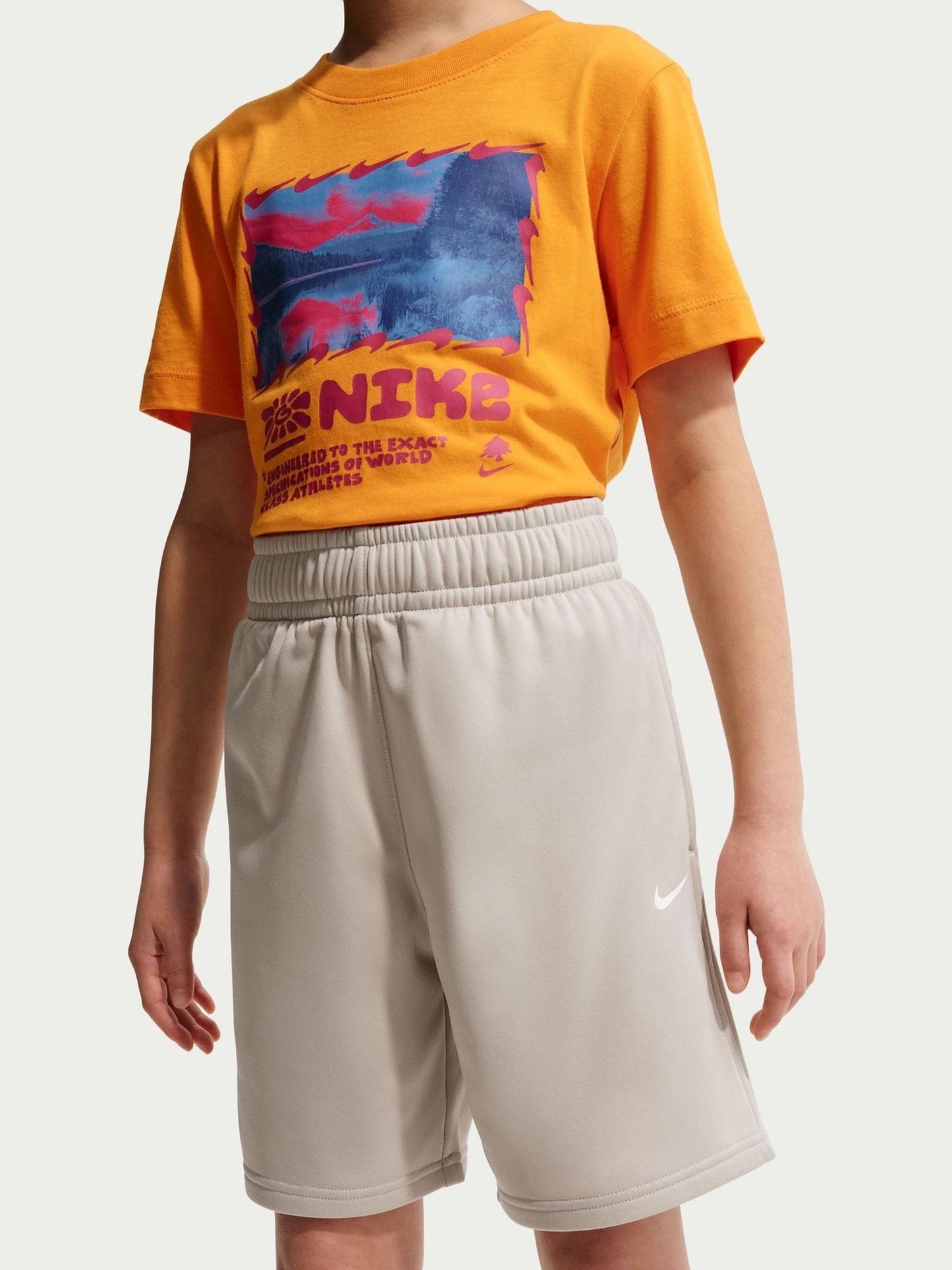 Dsiney Kidz - Nike Neutral Crew and Shorts Tracksuit image 5