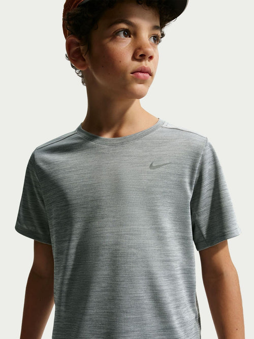 Dsiney Kidz - Nike Smoke Grey Miler Dri-FIT Short Sleeve T-Shirt image 1