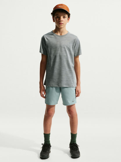 Dsiney Kidz - Nike Smoke Grey Miler Dri-FIT Short Sleeve T-Shirt image 2
