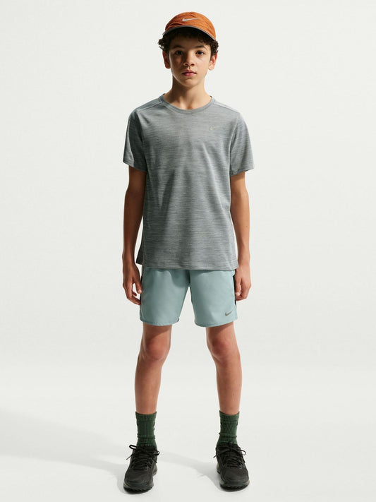Dsiney Kidz - Nike Smoke Grey Miler Dri-FIT Short Sleeve T-Shirt image 2