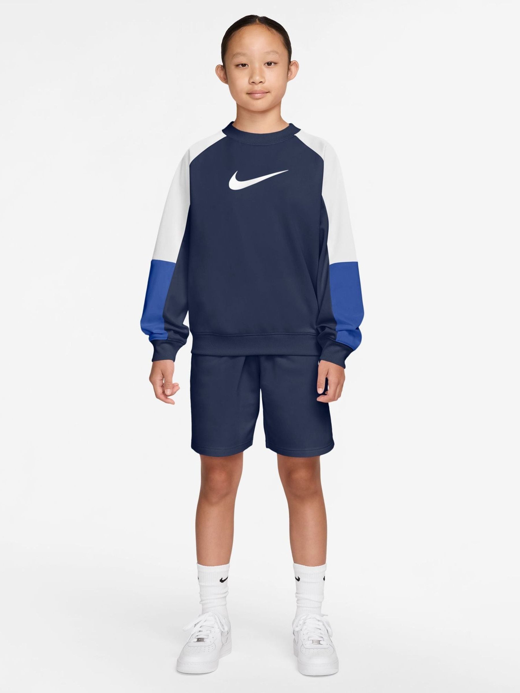 Dsiney Kidz - Nike Midnight Navy Crew and Shorts Tracksuit image 1