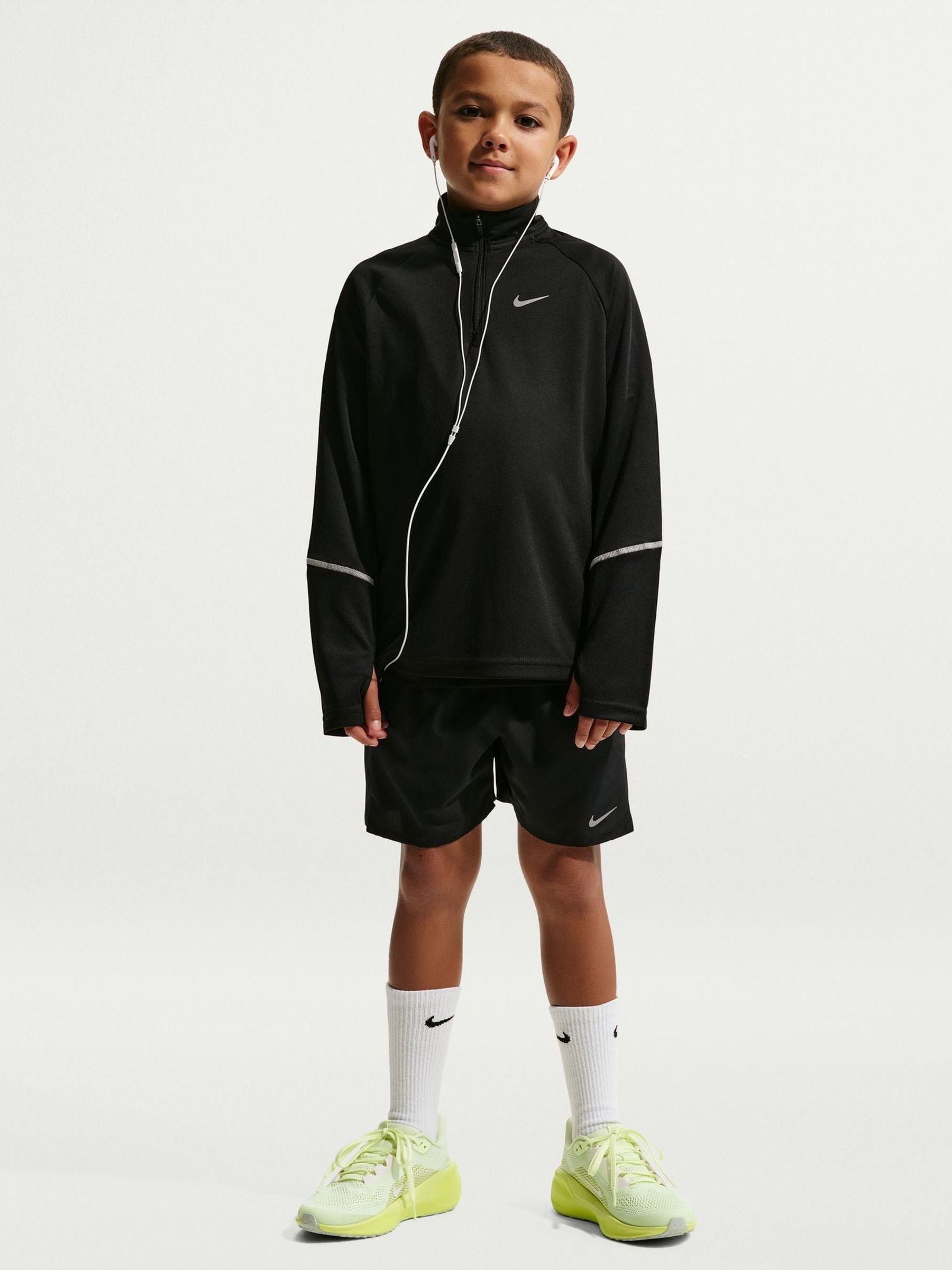 Dsiney Kidz - Nike Black Miler Dri-FIT Training Shorts image 2