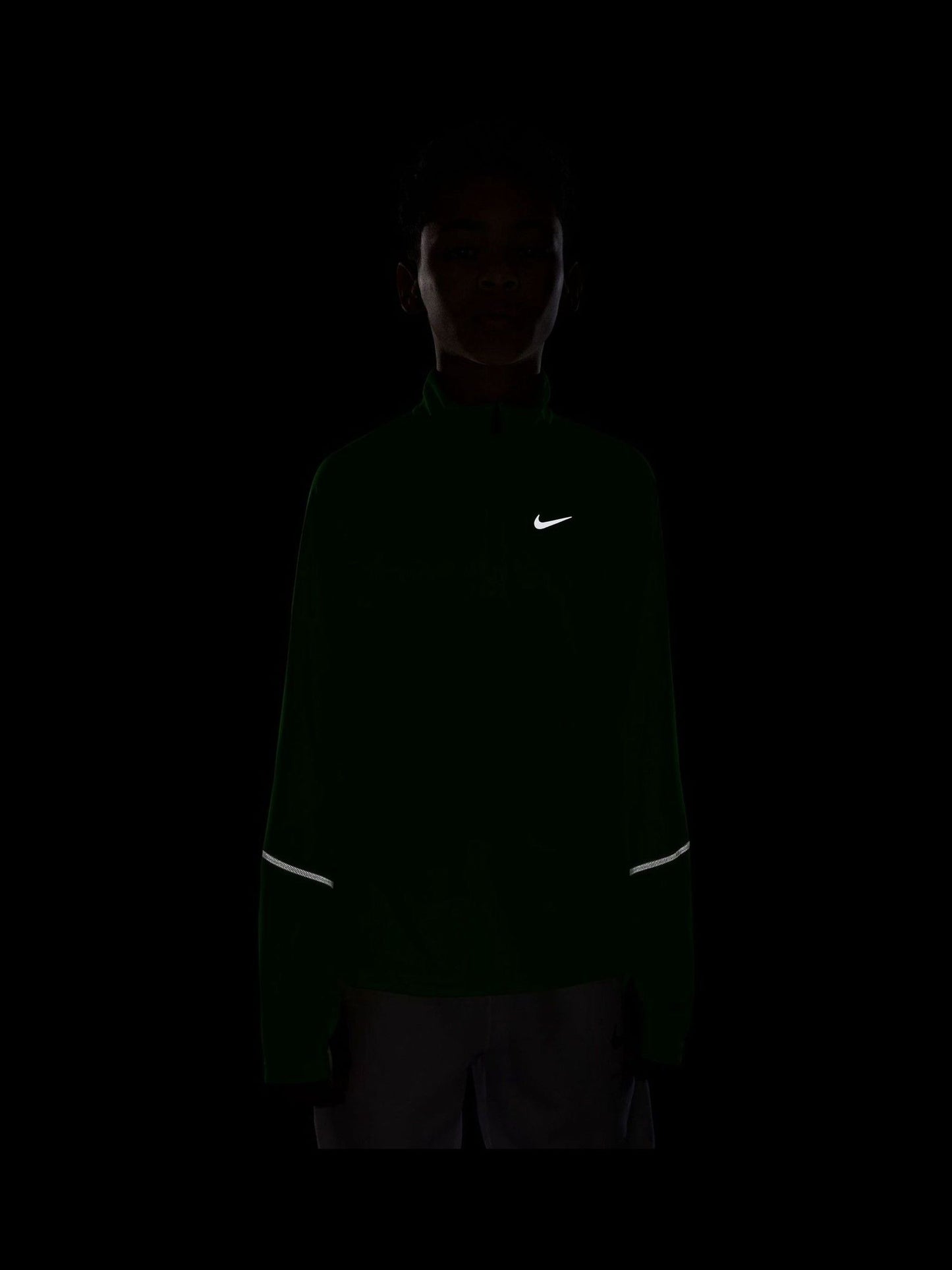 Dsiney Kidz - Nike Liquid Lime Dri-Fit Miler Half Zip Top image 4