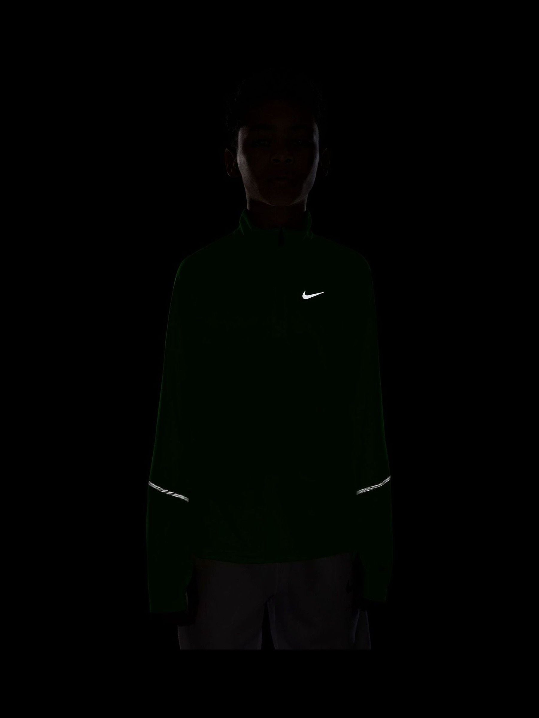 Dsiney Kidz - Nike Liquid Lime Dri-Fit Miler Half Zip Top image 4