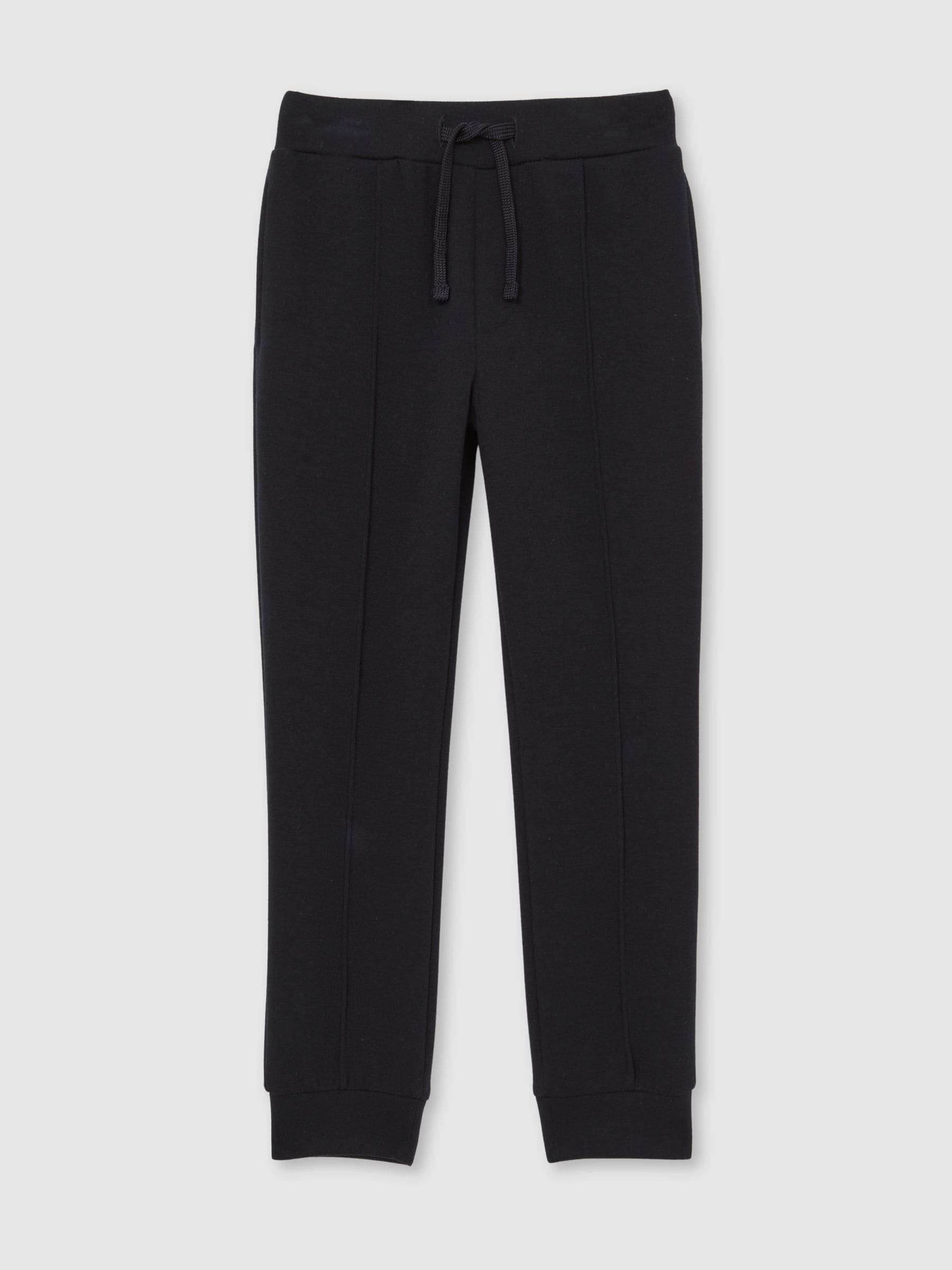 Reiss Navy Blue Premier 3-9 yrs Premium Interlock Drawstring Joggers image 2