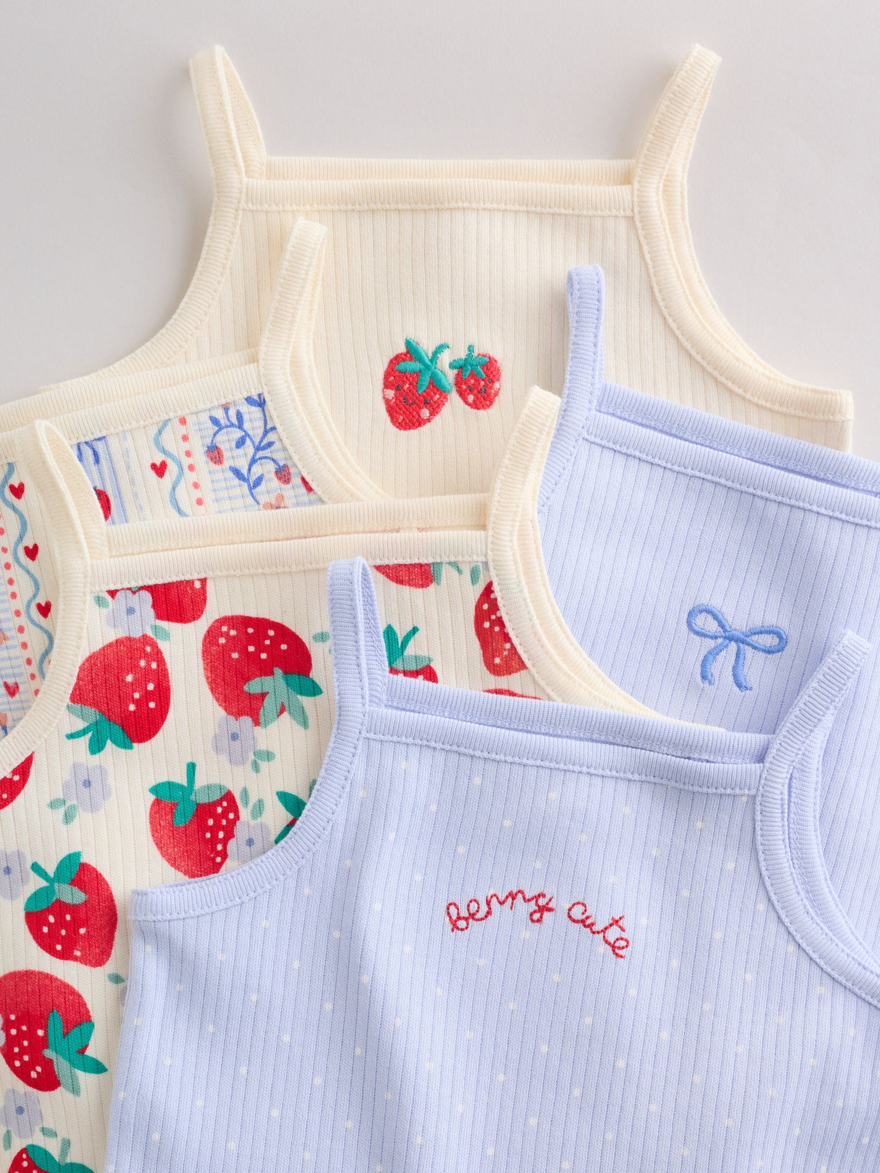 Blue Vest Baby Bodysuits 5 Pack image 4