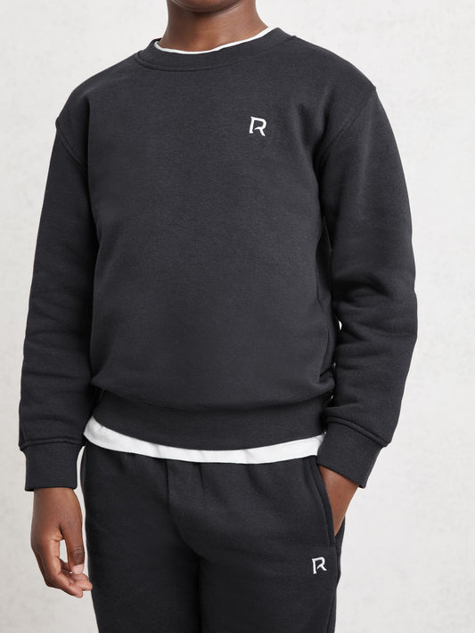 Reiss Navy Avery 9-13 yrs Logo Sweatshirt and Joggers Set Cotton-Blend image 1