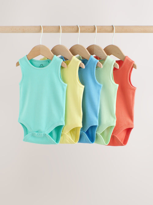 Dsiney Kidz - Multi Vest Baby Bodysuits 5 Pack image 1