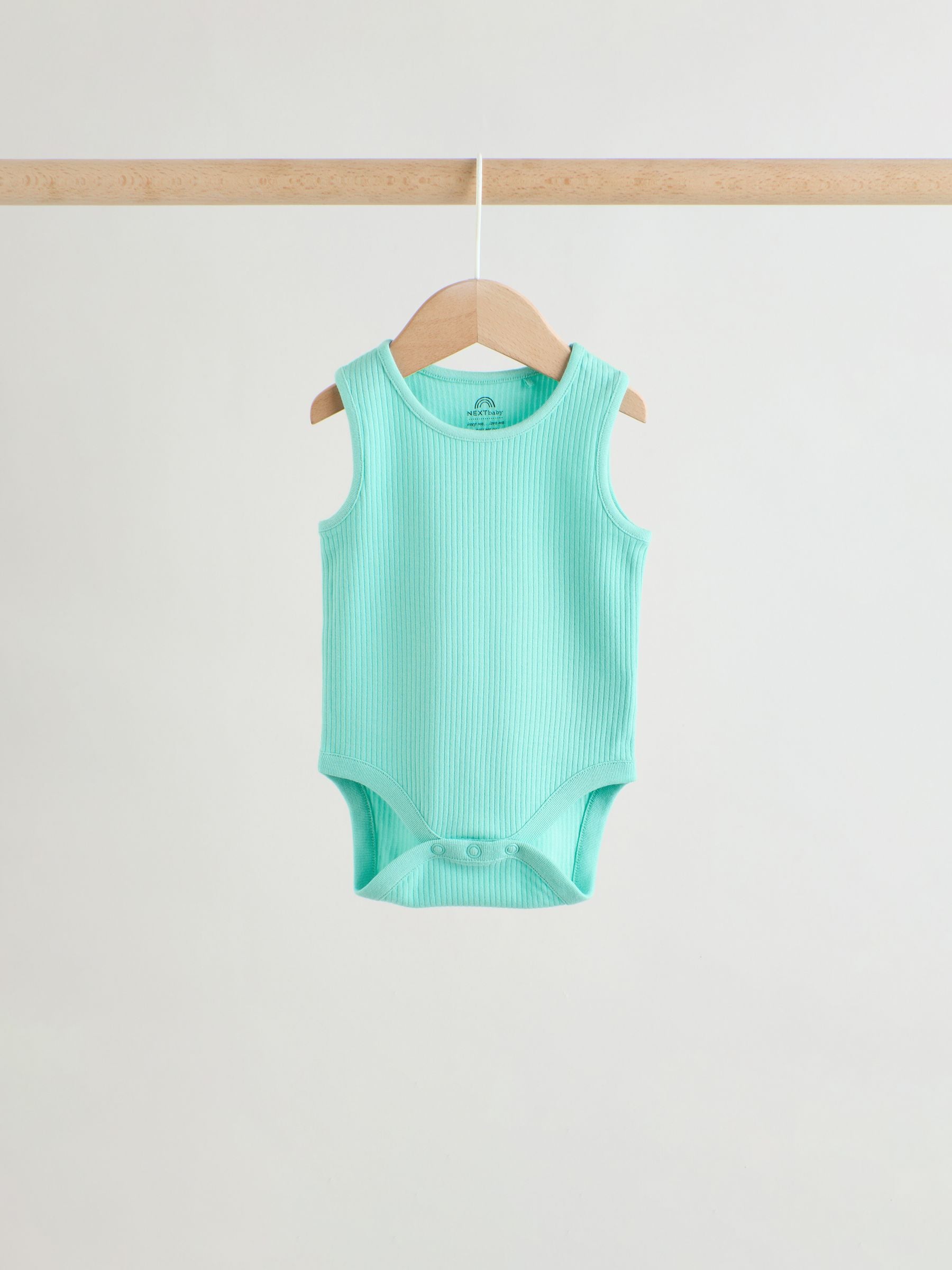 Multi Vest Baby Bodysuits 5 Pack image 3