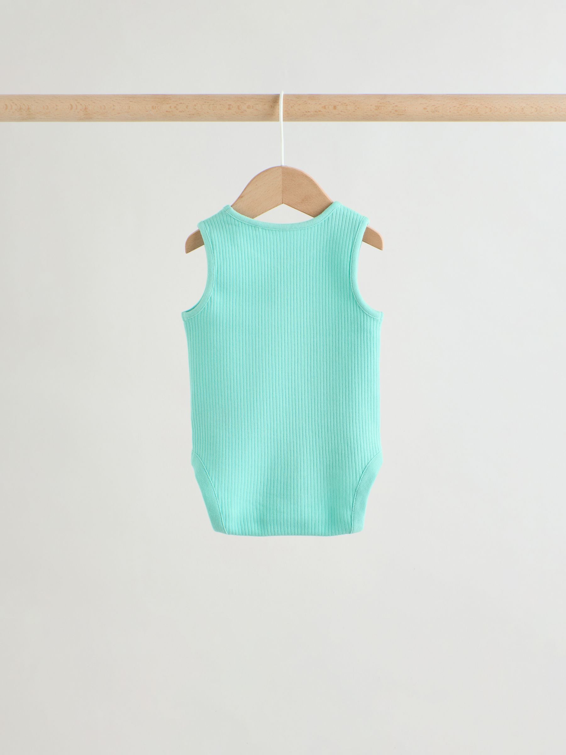 Multi Vest Baby Bodysuits 5 Pack image 5