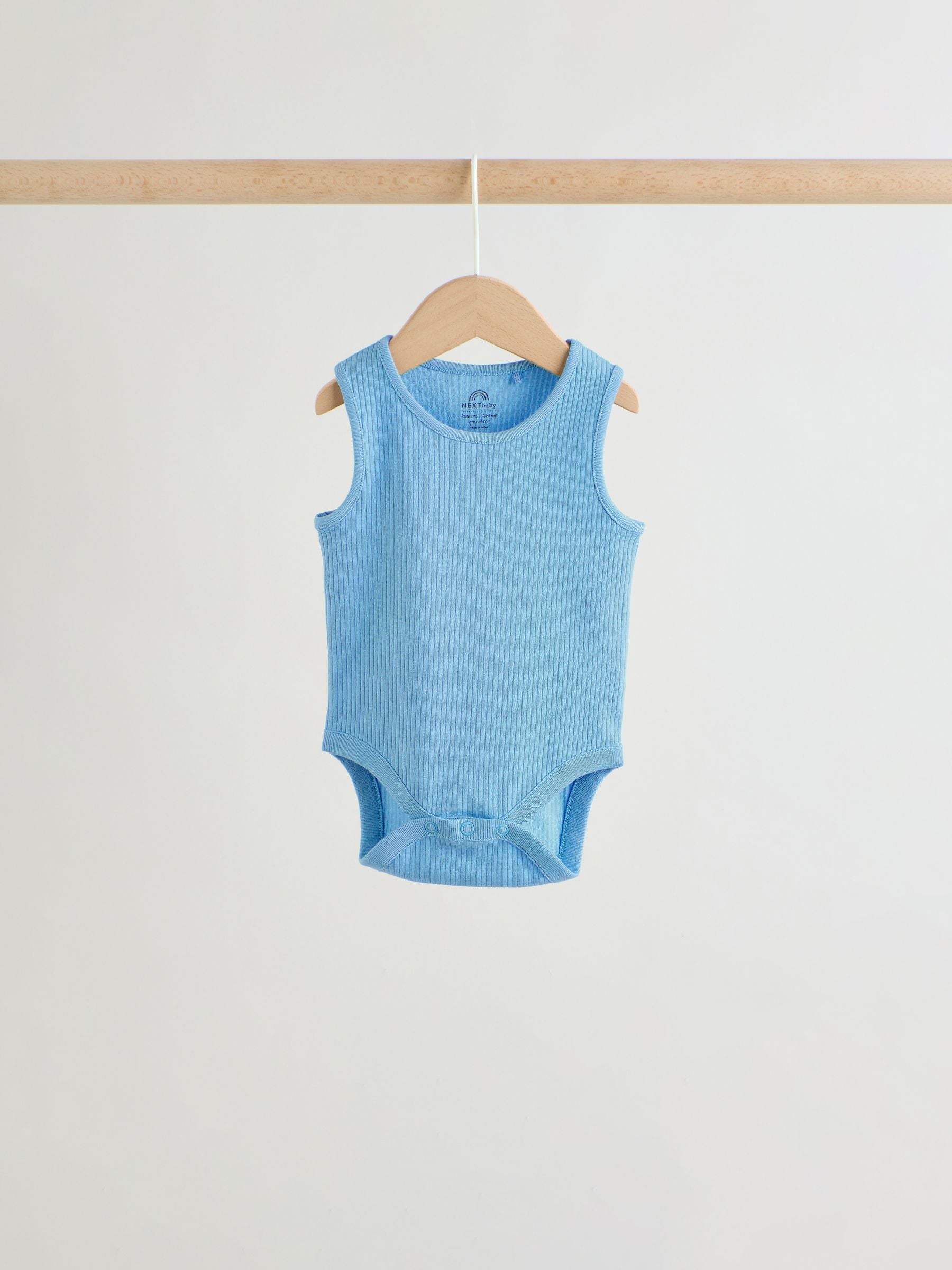 Multi Vest Baby Bodysuits 5 Pack image 6