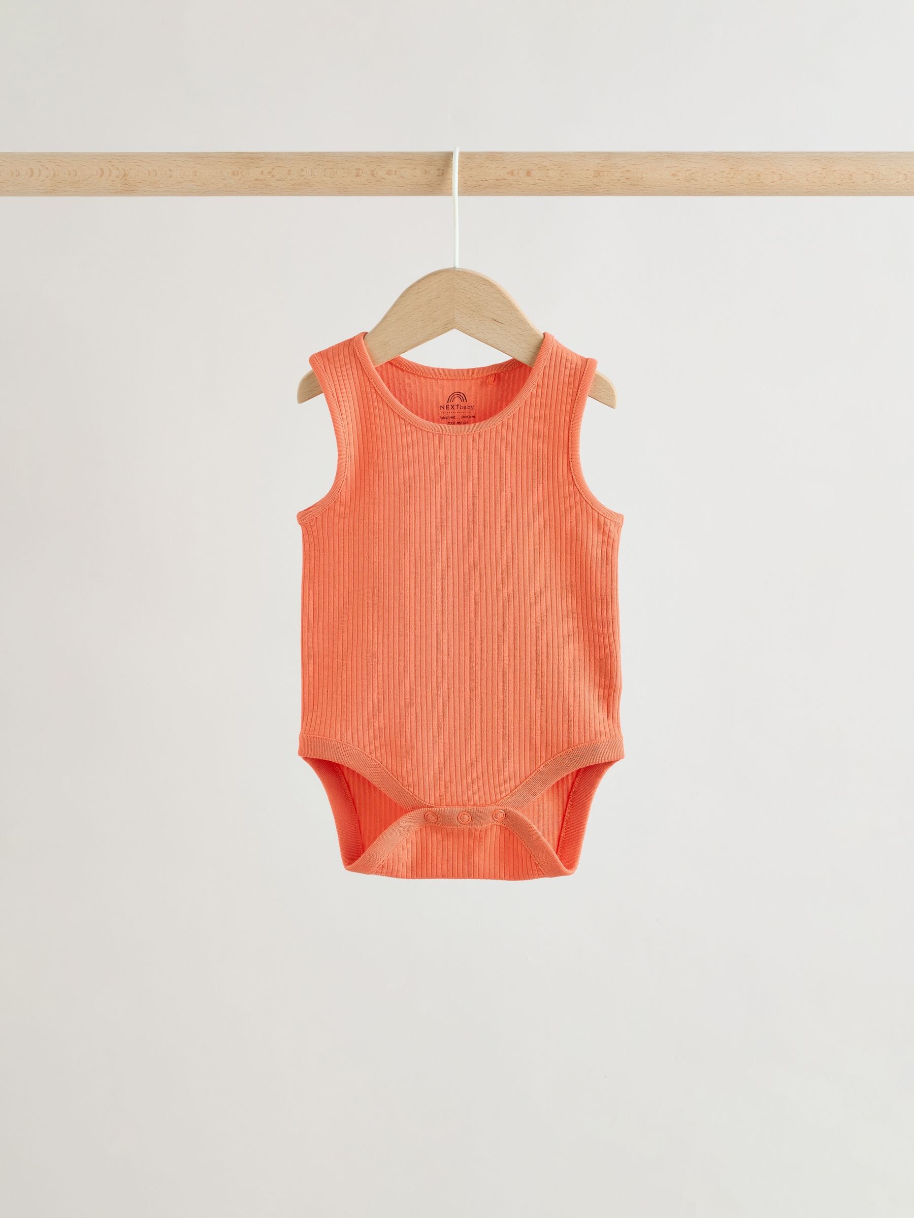 Multi Vest Baby Bodysuits 5 Pack image 8