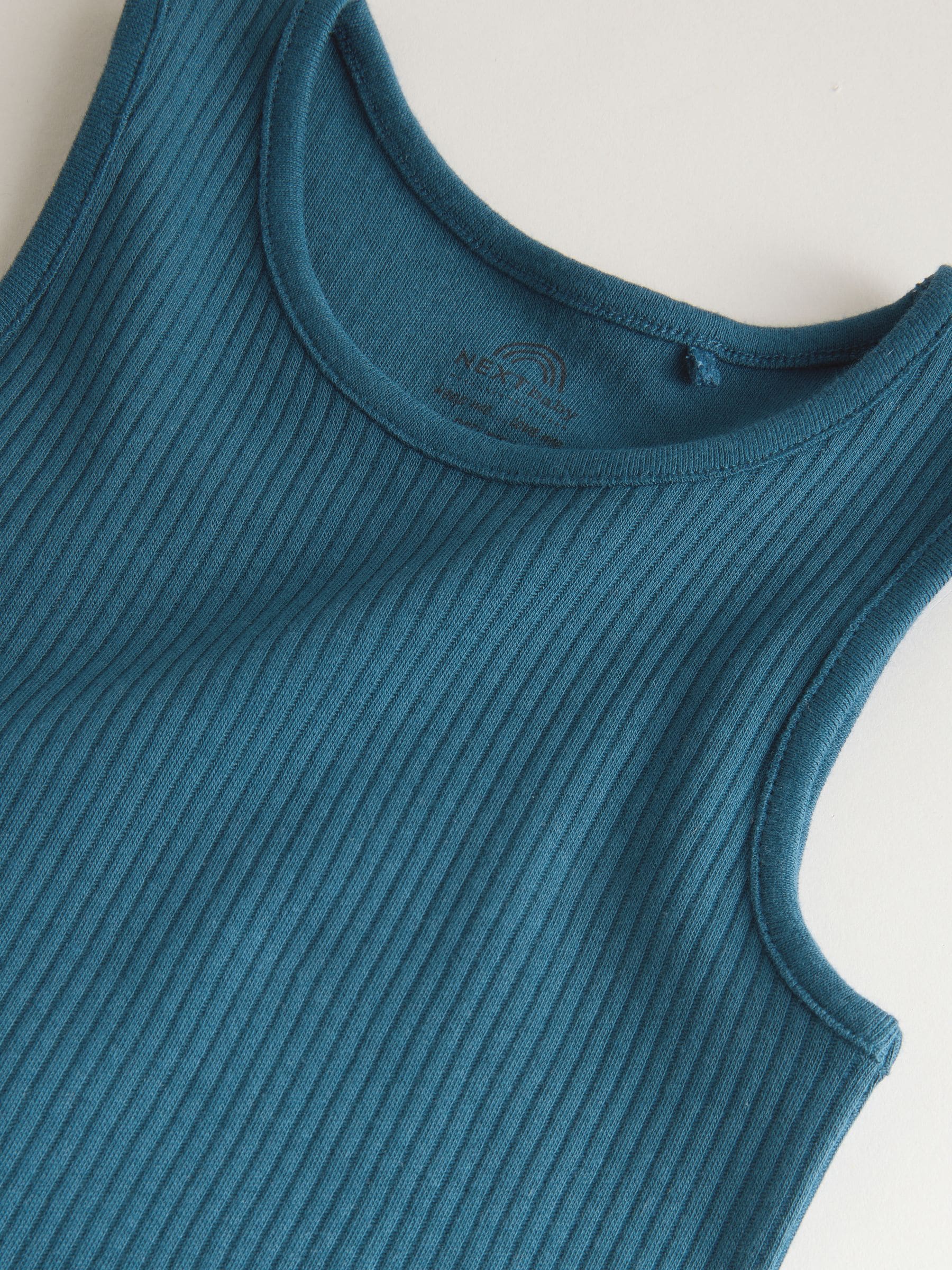Blue Vest Baby Bodysuits 5 Pack image 4