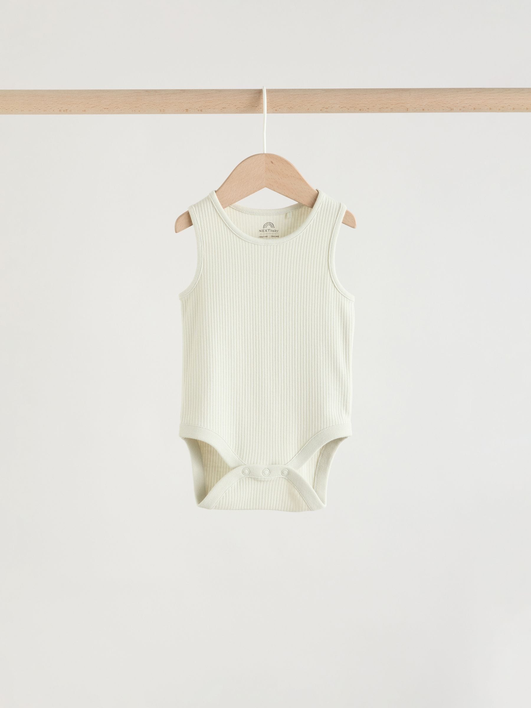 Blue Vest Baby Bodysuits 5 Pack image 9