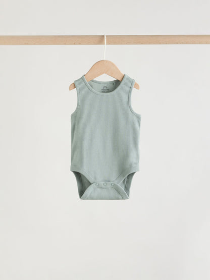 Blue Vest Baby Bodysuits 5 Pack image 7