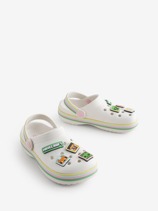 Dsiney Kidz - Cream Minecraft Clogs image 1