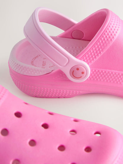 Pink Standard Fit (F) Comfort Clogs image 3