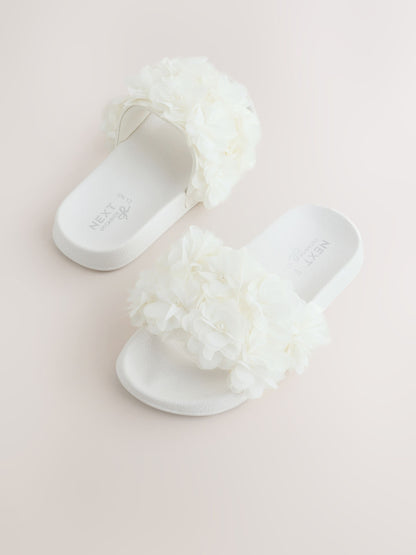 White Corsage Sliders image 1