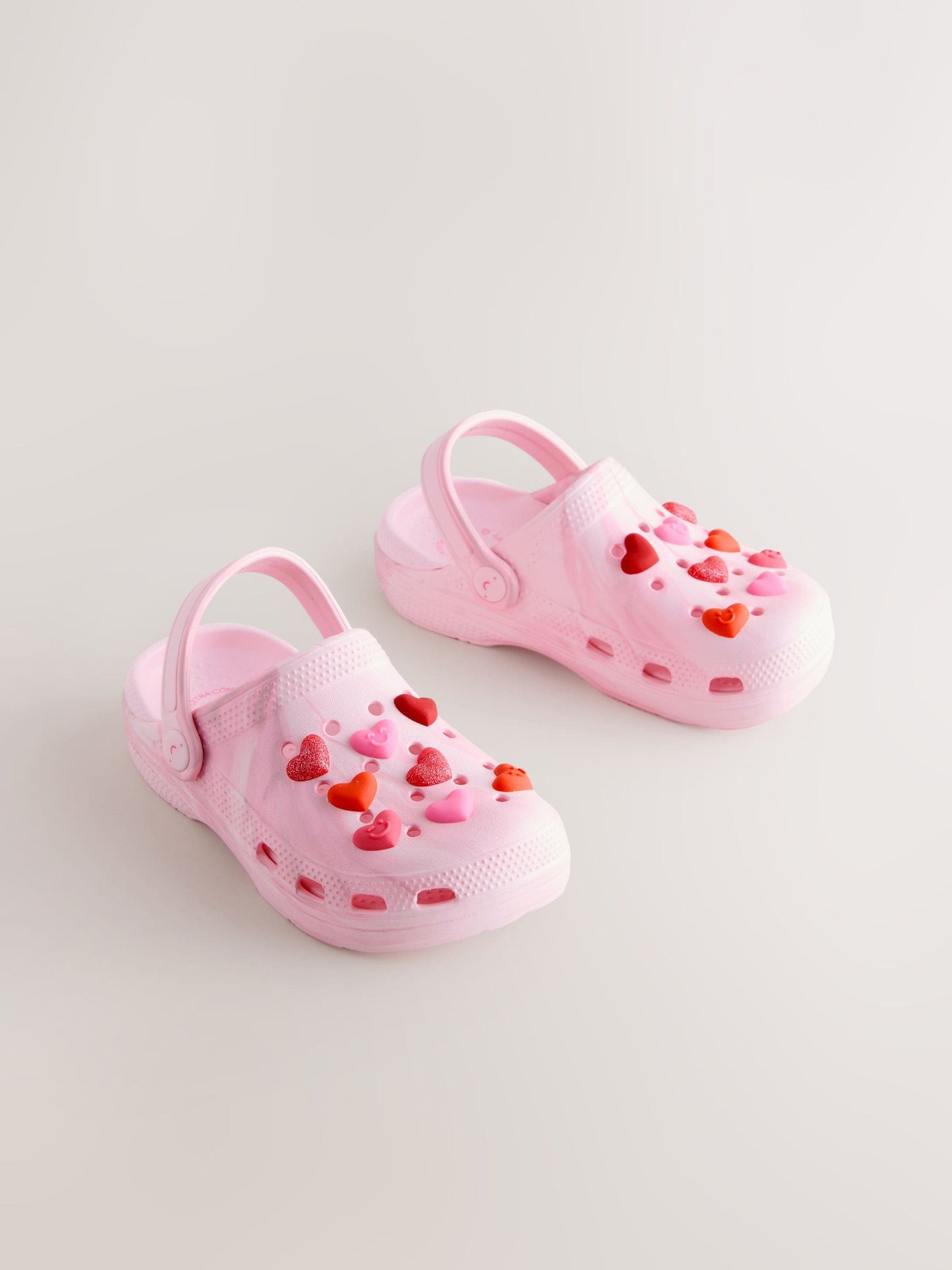 Pink Heart Clogs image 2