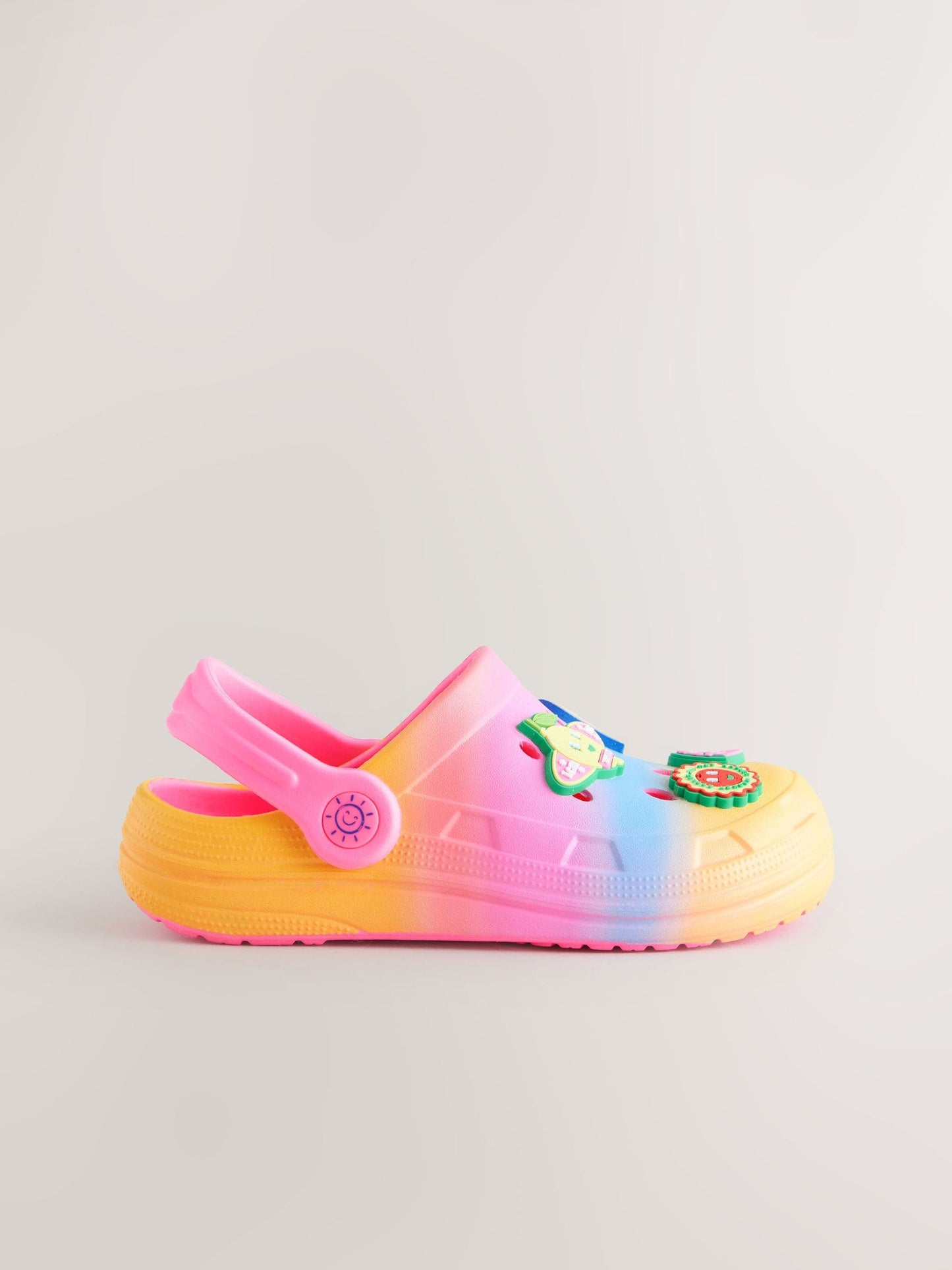 Rainbow Fruit Badge Clogs image 2