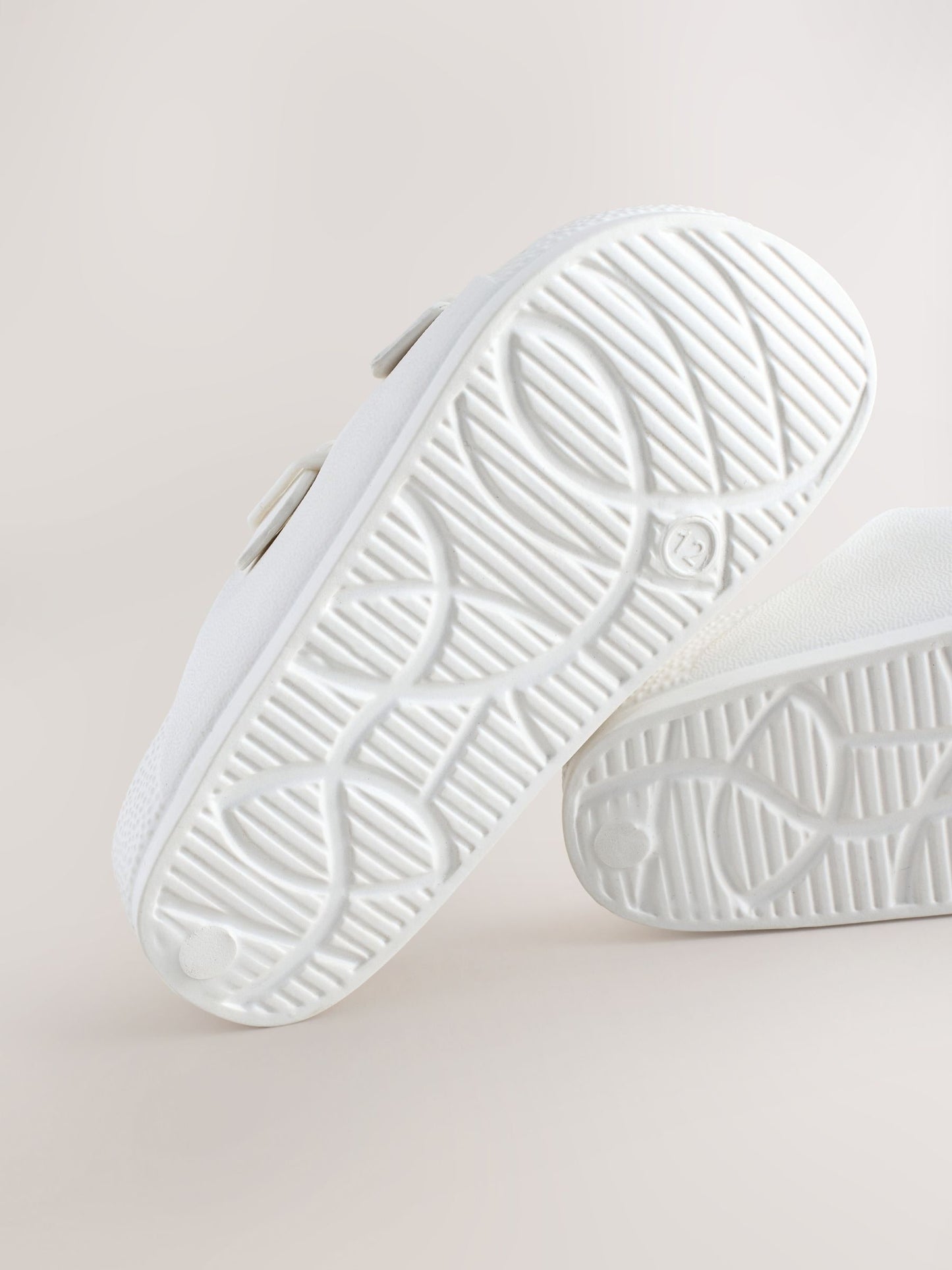 White Buckle Sliders image 5