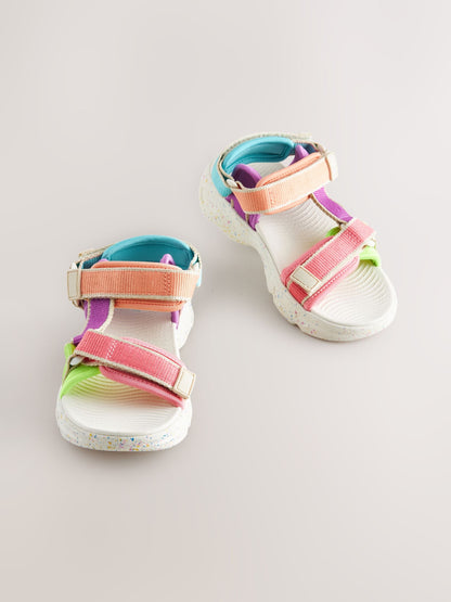 Bright Colourblock Trekker Sandals image 1