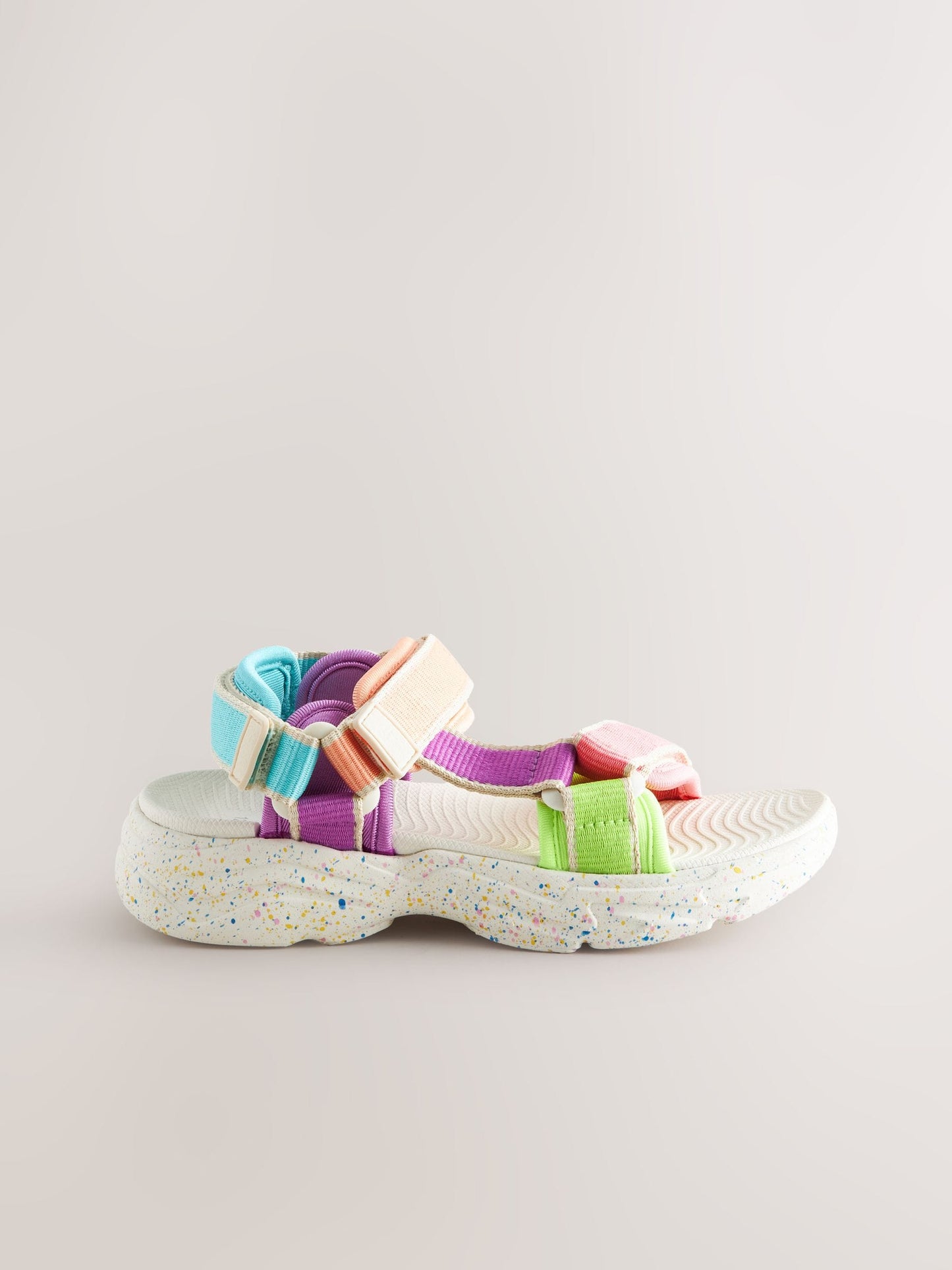 Bright Colourblock Trekker Sandals image 2