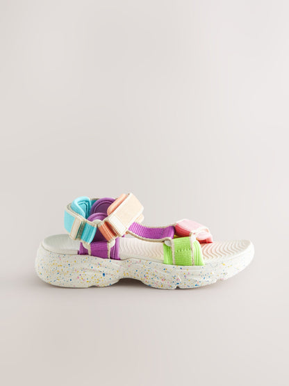 Bright Colourblock Trekker Sandals image 2