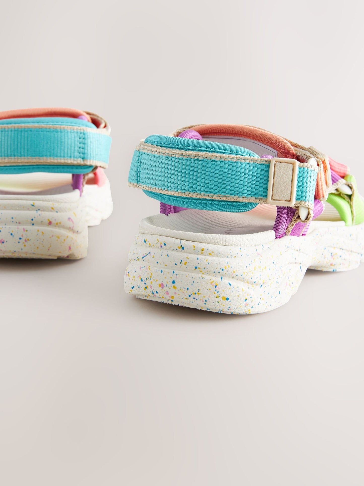 Bright Colourblock Trekker Sandals image 3