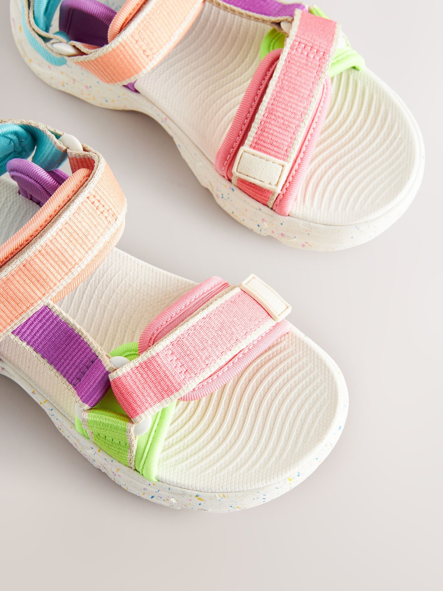 Bright Colourblock Trekker Sandals image 4