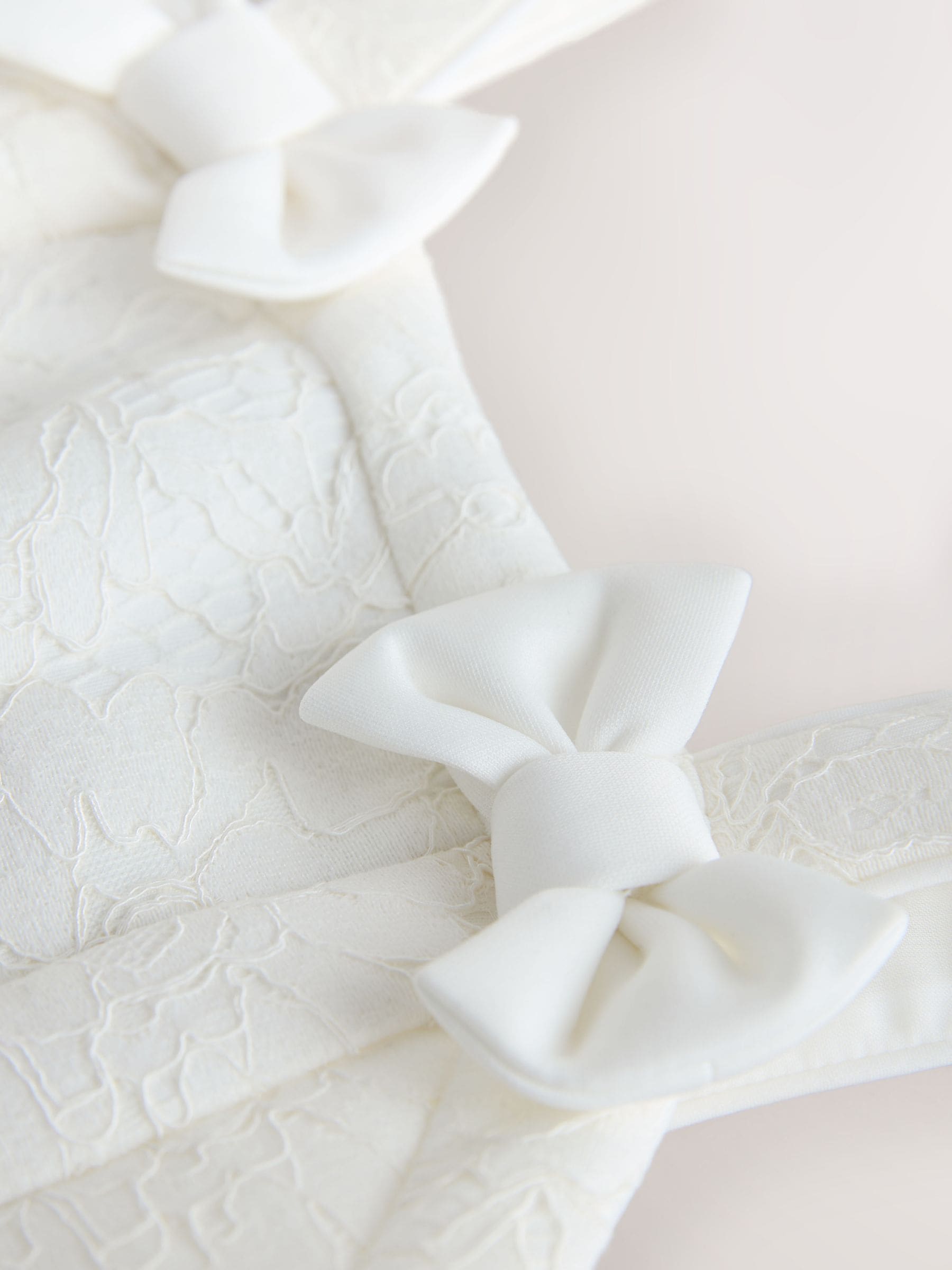 Baker by Ted Baker White Lace Bow Scuba Dress image 8